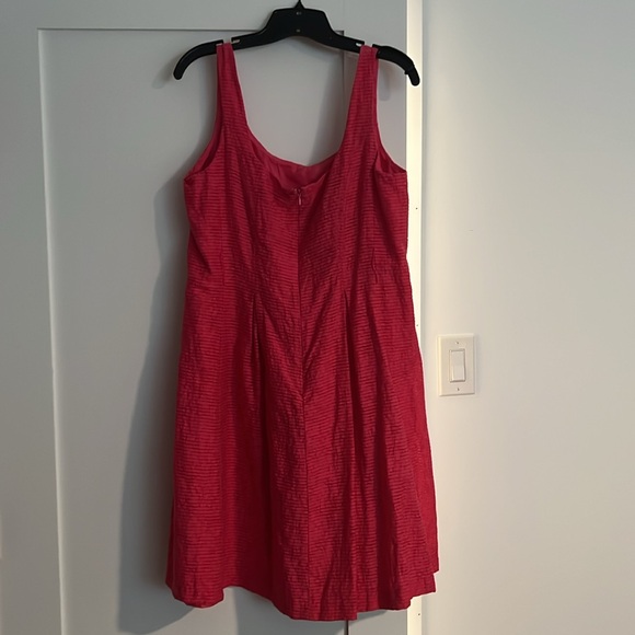 Nine West Womens Sleeveless Belted Fit And Flare Dress With Pleats! - Picture 4 of 10